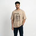 Vintage-style Printed Baggy Tee